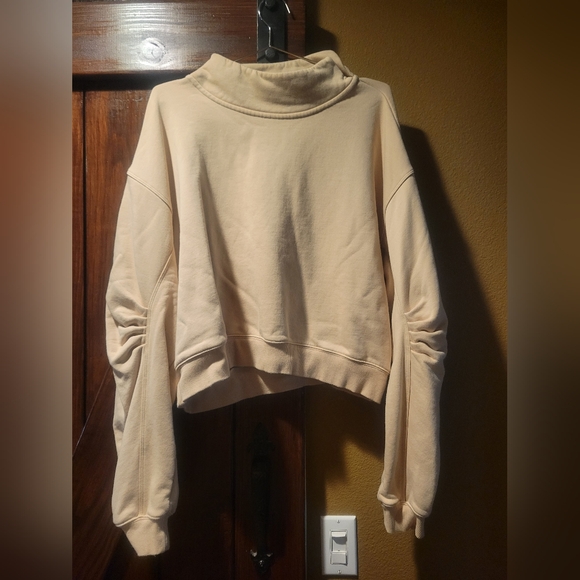 Popflex Uptown  Mock Neck Sweat Shirt - Picture 1 of 2